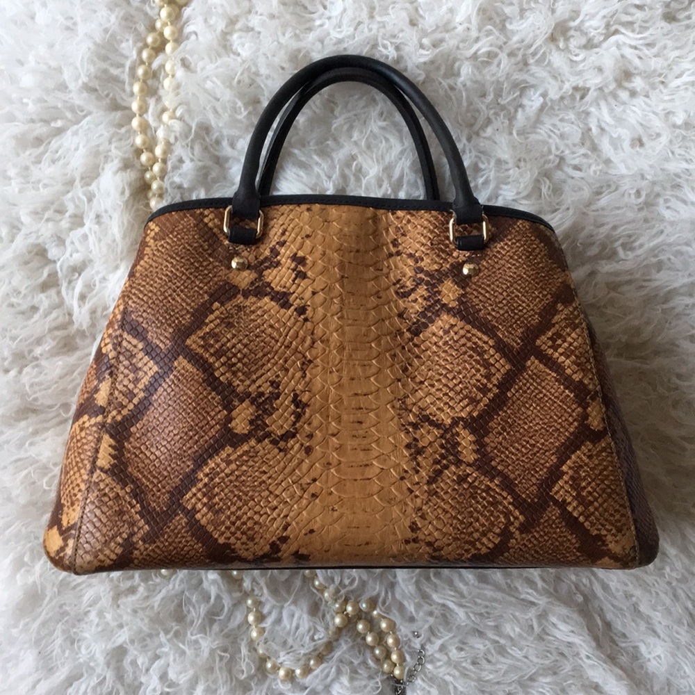 Limited Edition Coach Gorgeous Python Snake Print… - image 2